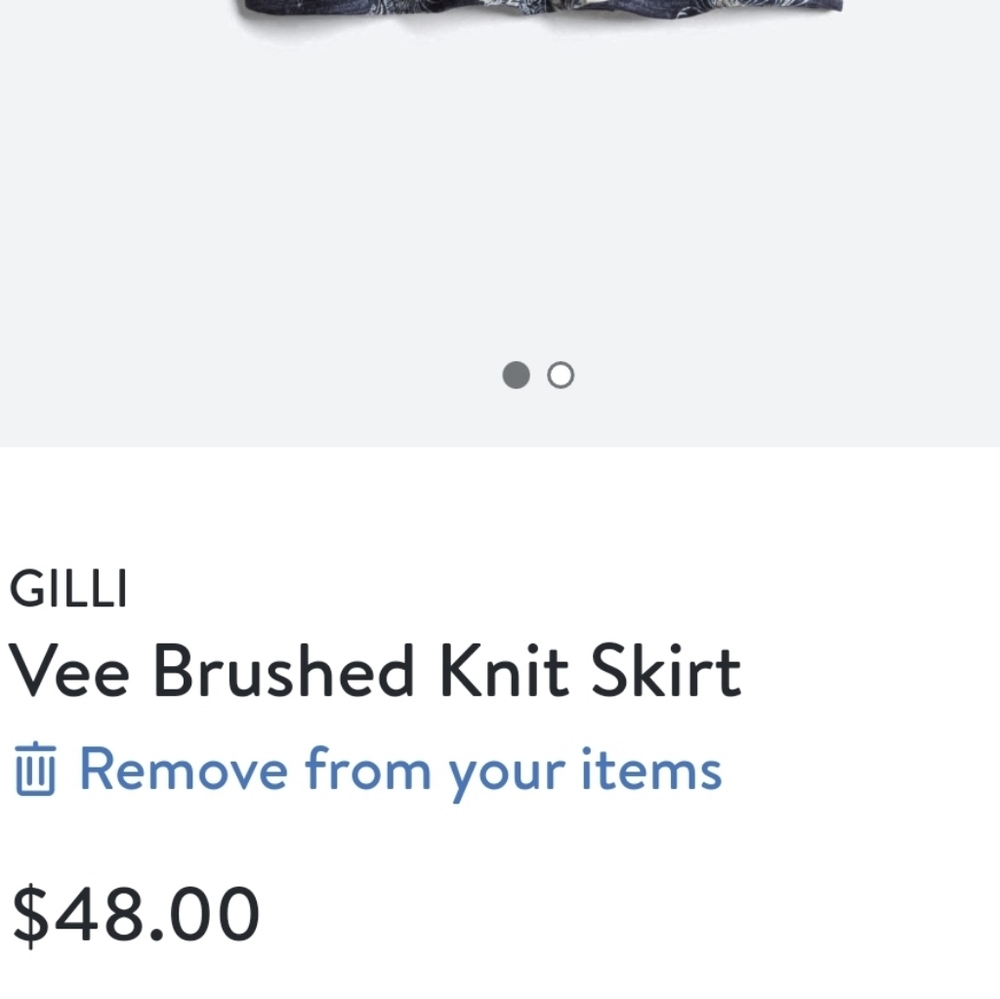 NWT  Gilli Flower knit skirt - Picture 4 of 4